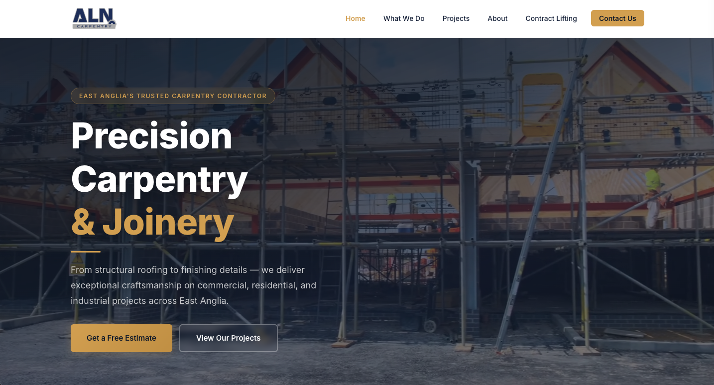 ALN Carpentry Desktop Experience