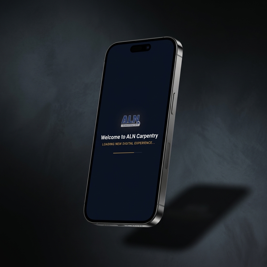 ALN Carpentry — Mobile responsive view