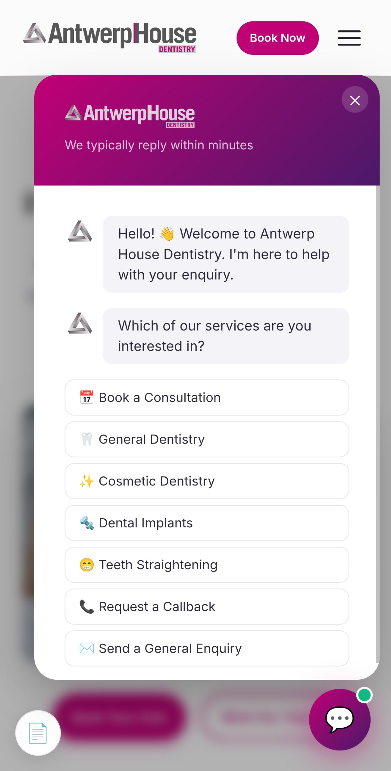 Antwerp House — Smart Chat