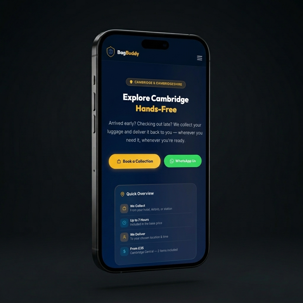 BagBuddy mobile experience