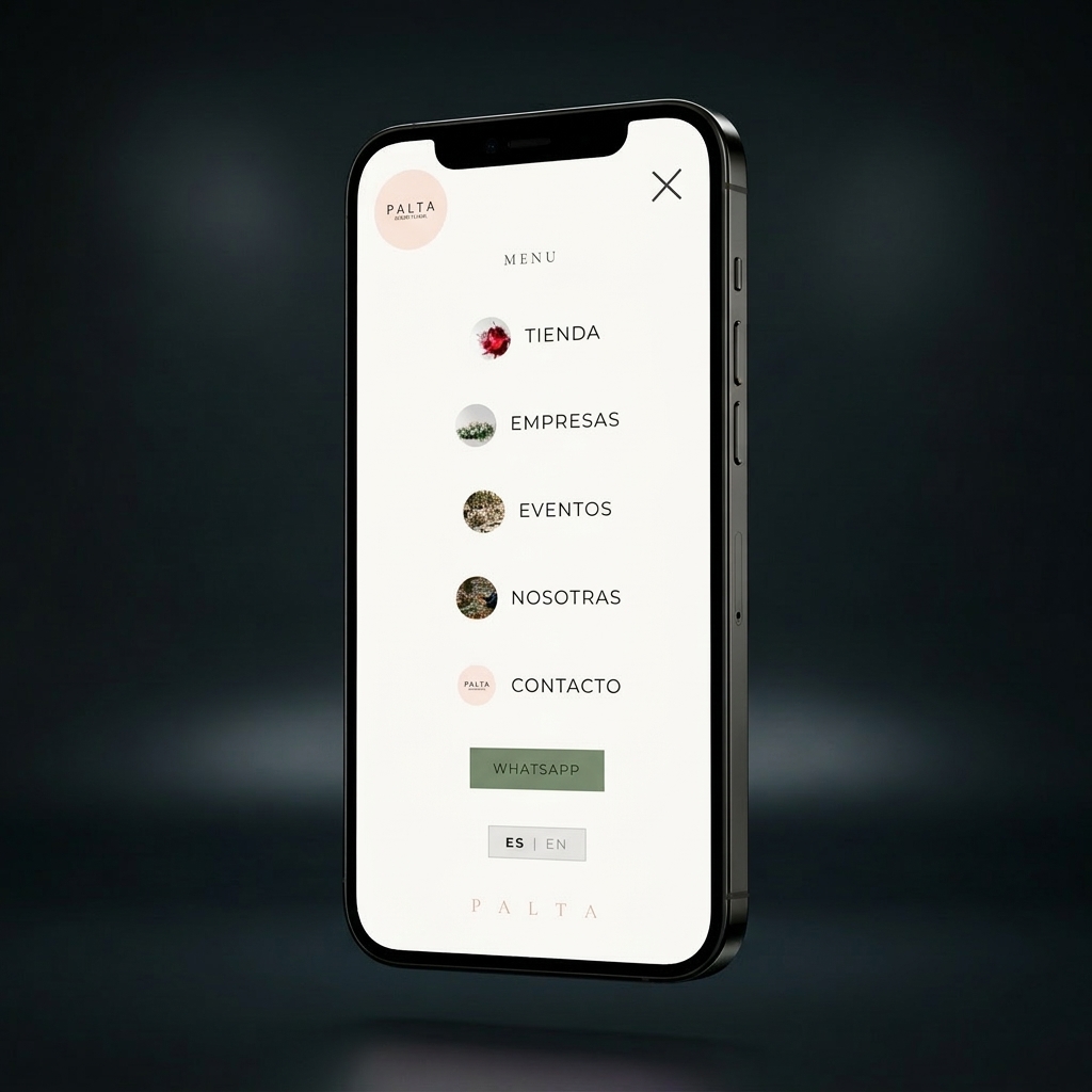 PALTA — Mobile menu