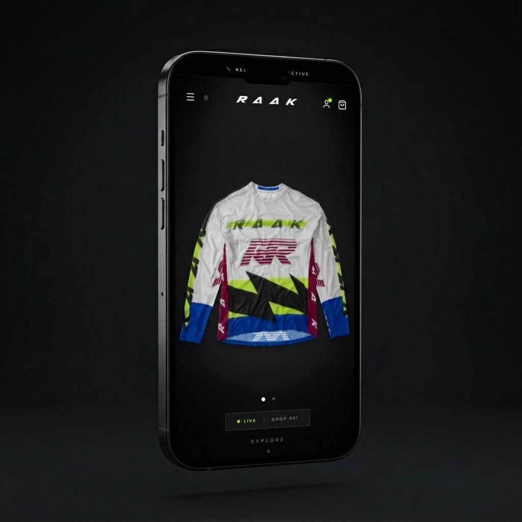 RAAK — Mobile homepage