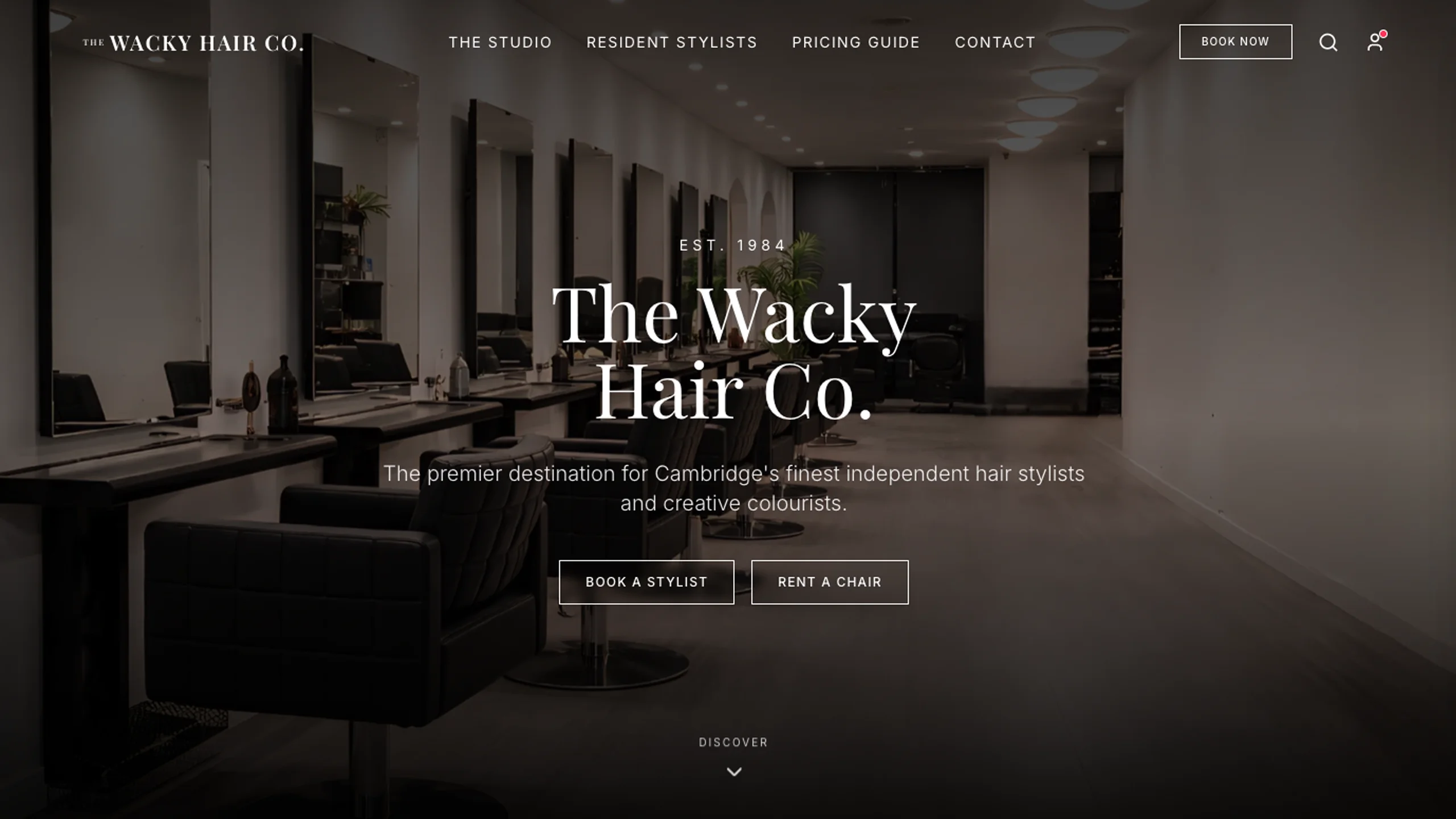 The Wacky Hair Co. booking platform